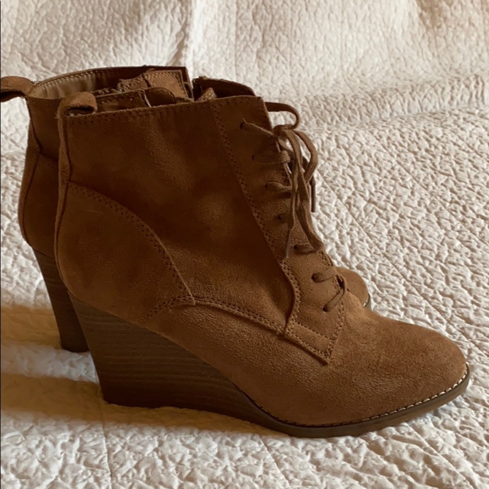 Brown Suede Bootie